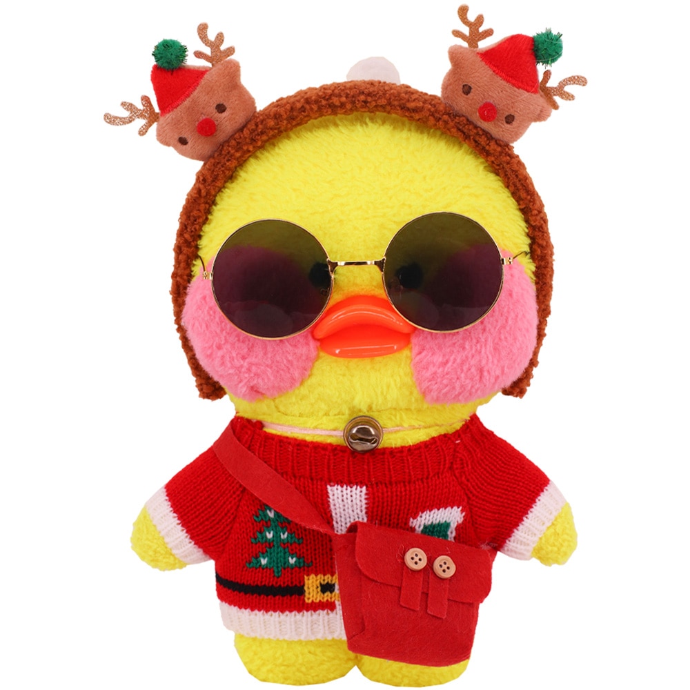 2 Pieces Duck Lalafanfan Doll Clothes Bag Kawaii Plush Bear Sweater Hoodie Stuffed Toy For 30cm 3 - Lalafanfan Shop