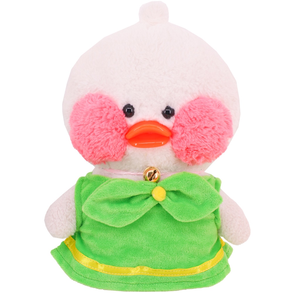 30Cm Lalafanfan Yellow Duck Plush Animal Clothes Green Series Kawaii Cute Hoodie Sweater Uniforms Frog Headdress 4 - Lalafanfan Shop
