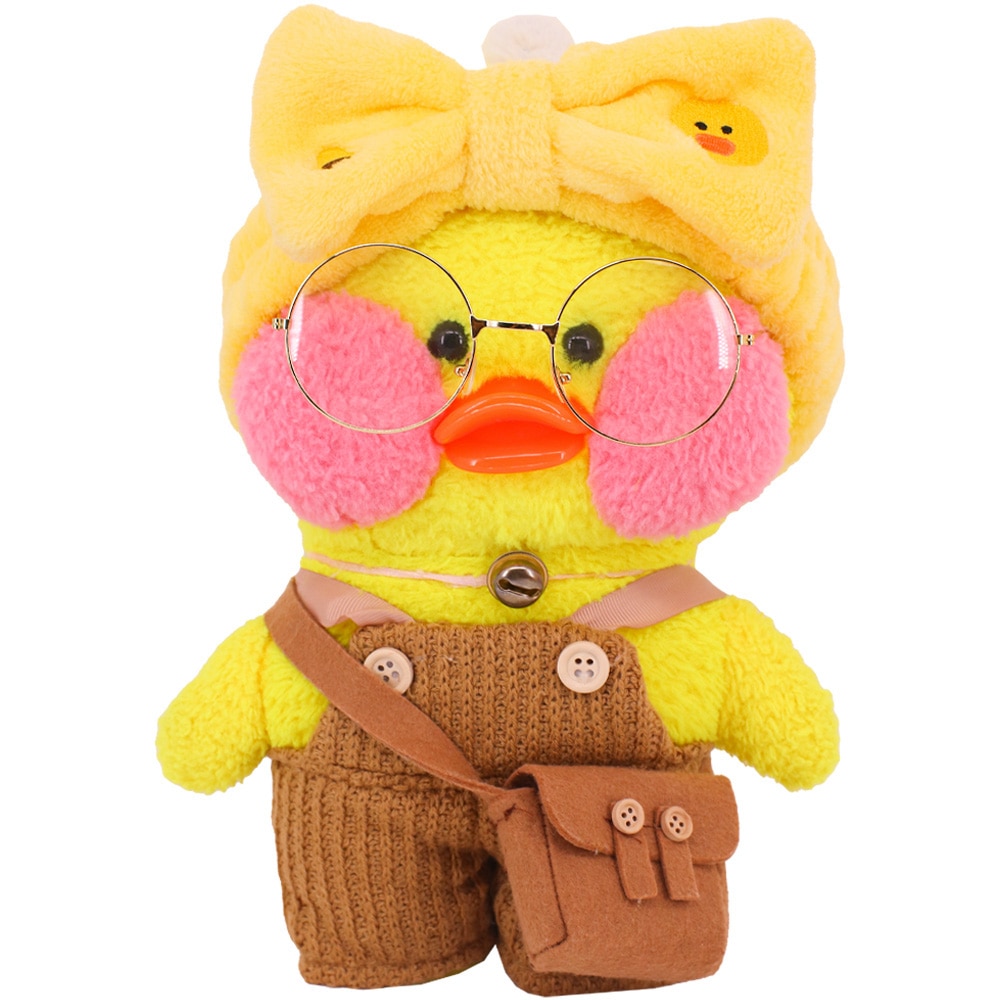 30Cm Stuffed Animal Clothes Yellow Series Clothes For Lalafanfan Accessories Stuffed Duck Dolls Sweaters Plush Toys 1 - Lalafanfan Shop