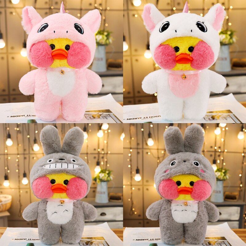 30cm Korean Netred Wearing Hyaluronic Acid Yellow Duck Doll Ducks Lalafanfan Ducks Plush Soft Toys Ducks 4 - Lalafanfan Shop