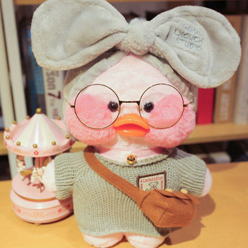 30cm Lalafanfan Ducks Plush Soft Toys Ducks Doll Plush Toy Korean Netred Wearing Brithday Gift For - Lalafanfan Shop
