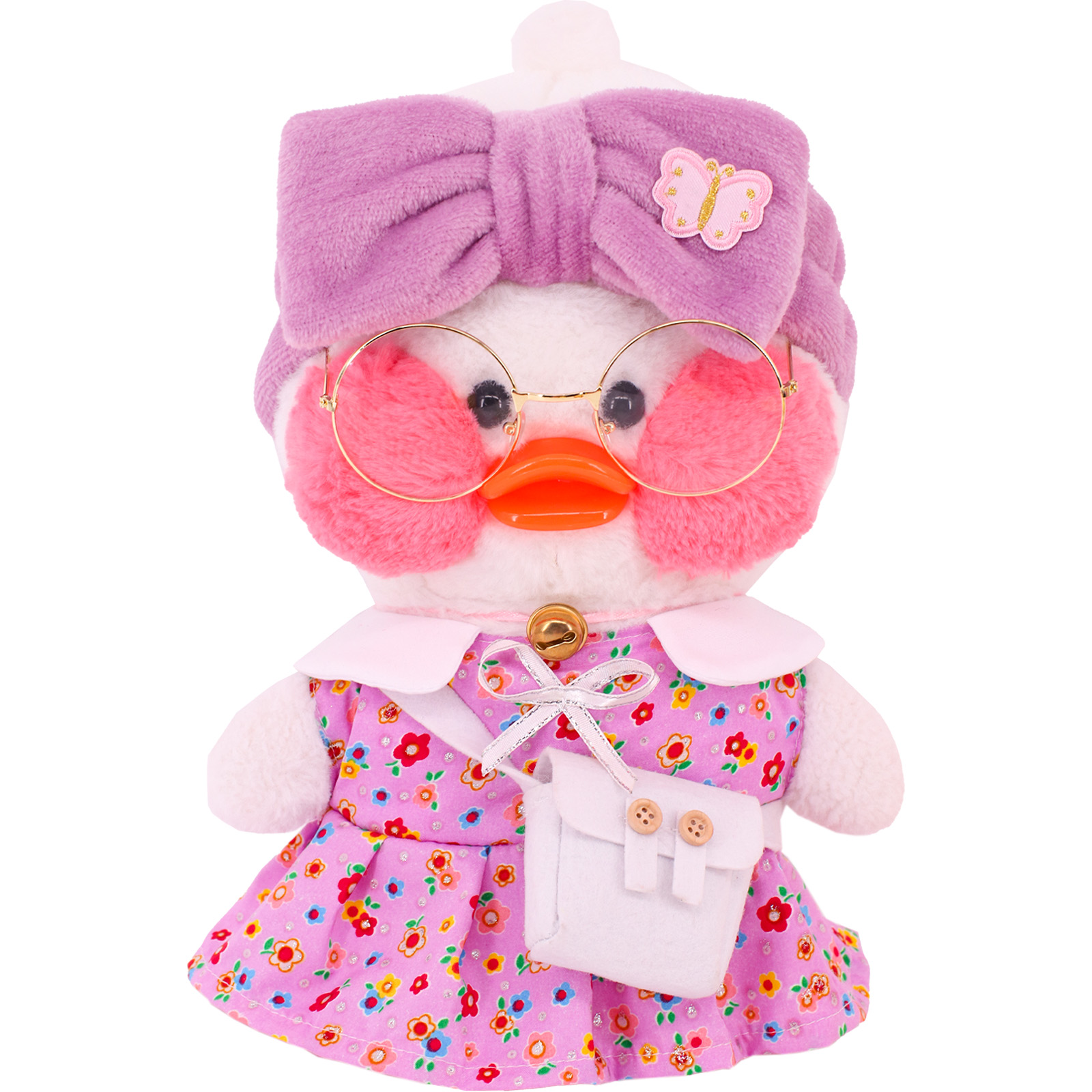 Kawaii Purple Duck Clothes Accessories lalafanfan Clothes Hat Skirt for 30 Cm Duck Animal Plush Stuffed 5 - Lalafanfan Shop